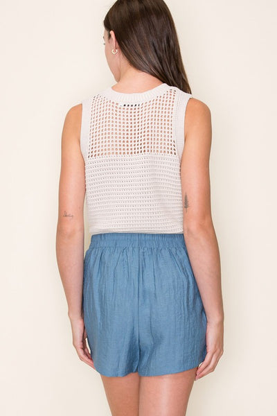 Farrah Side Tie Solid Skort