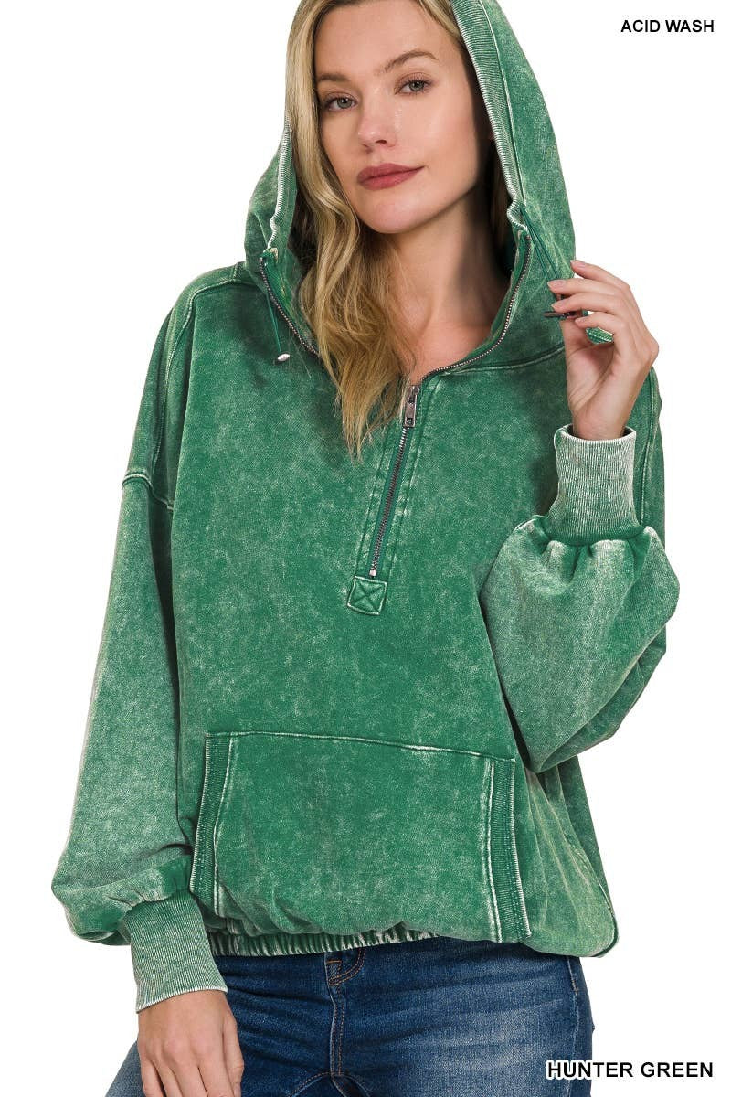 Alex Acid Washed Hoodie