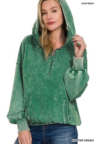 Alex Acid Washed Hoodie