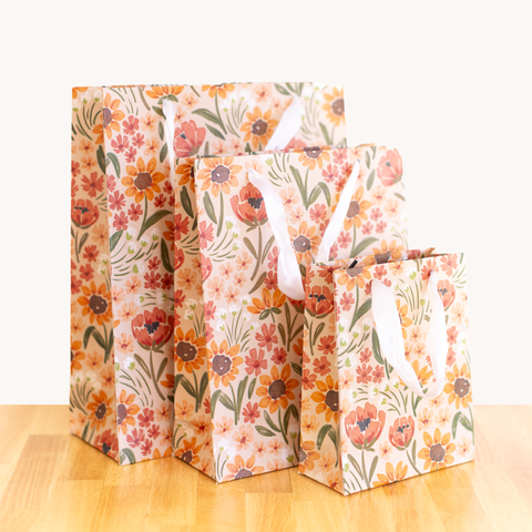 Sunny Poppies Gift Bag: Small