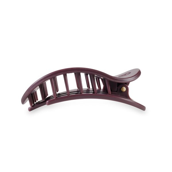 Medium Burgundy Flat Hair Clip