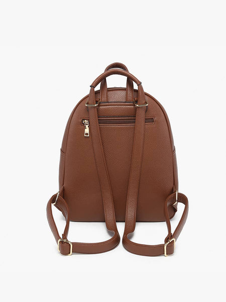 Simone Round Backpack w/ Front Pocket
