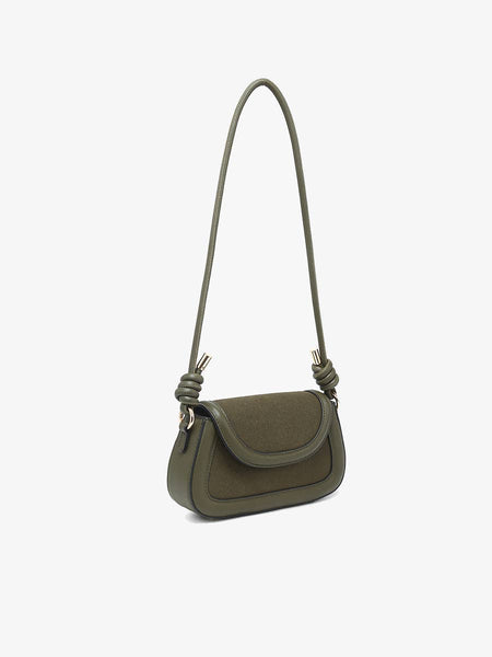 Marina Suede Crossbody Bag