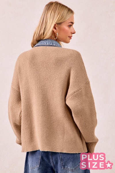 Maxine Buttoned Sweater Top