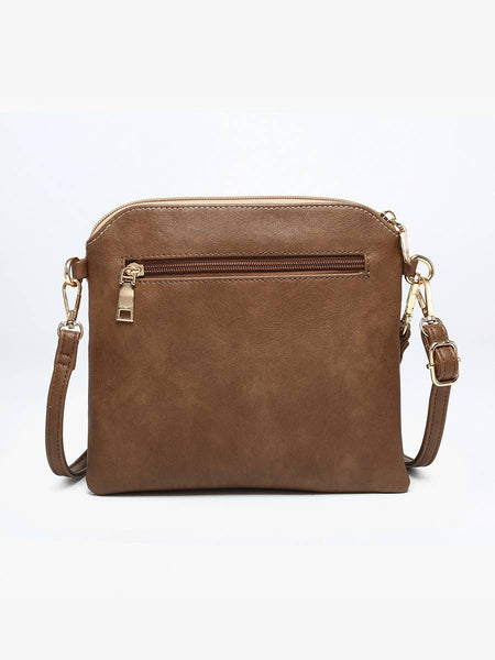 Tara Corduroy Dual Zip Crossbody