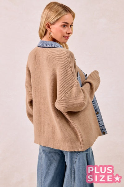 Maxine Buttoned Sweater Top