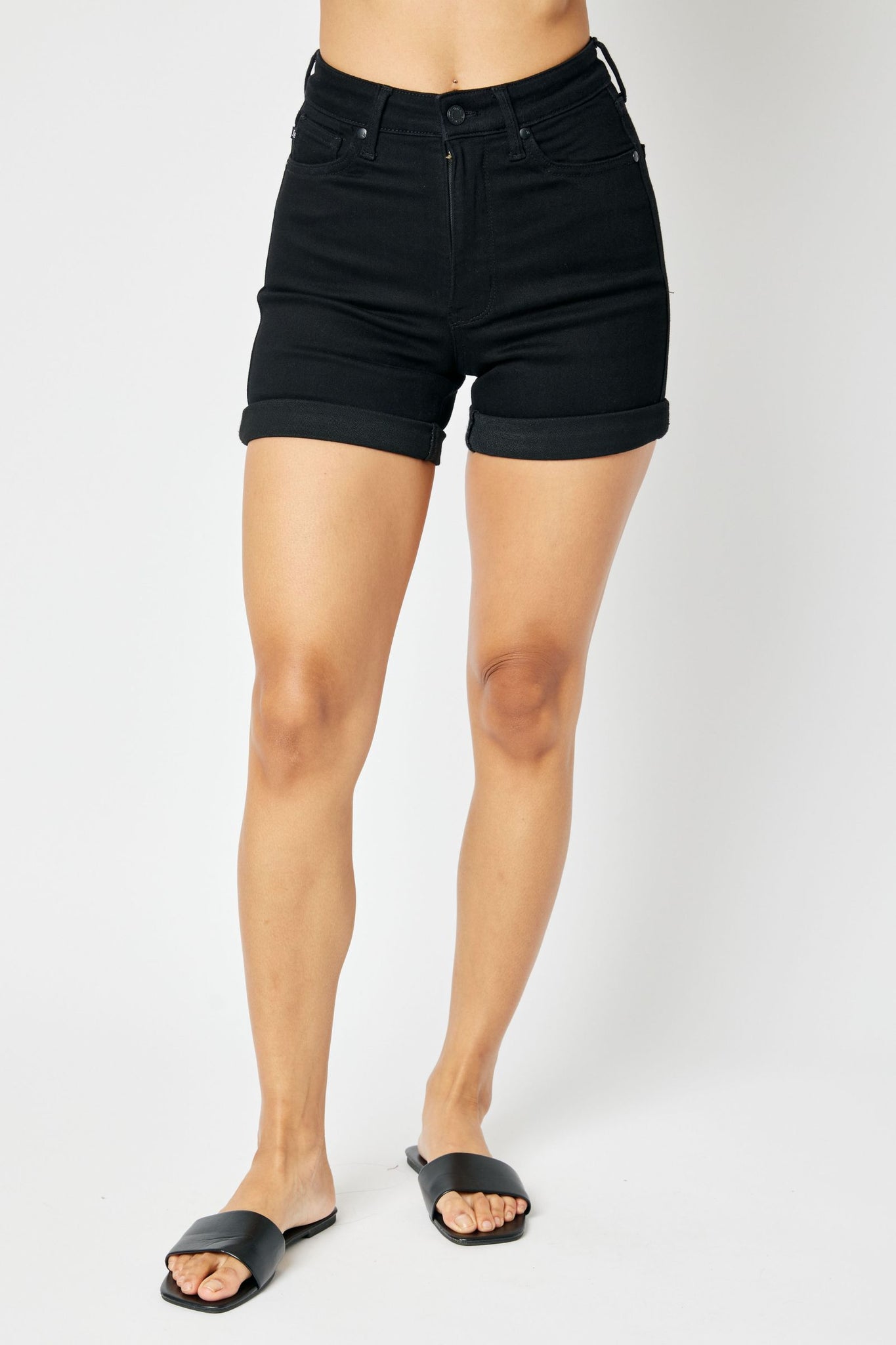 Skylar Tummy Control Cuffed Shorts