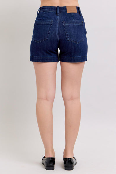 Cara Denim Trouser Shorts