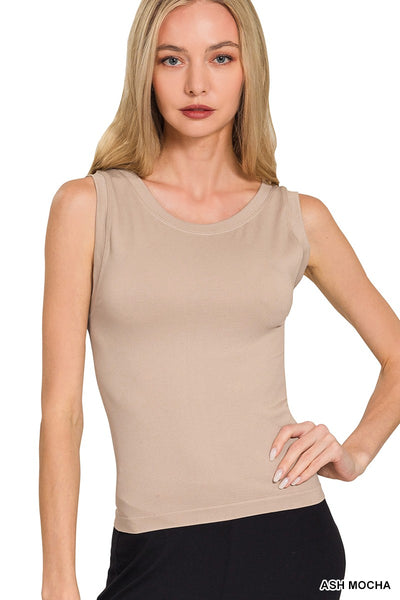 Seamless Round Neck Tank Top