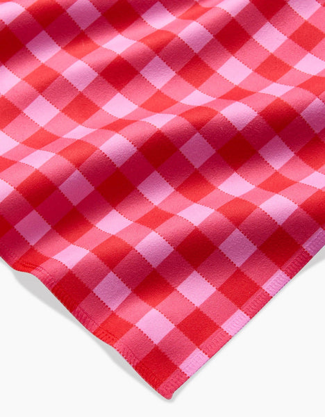 Cherry Gingham Dinner Napkin Set