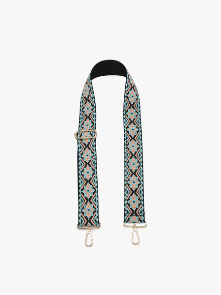 Black/White Tribal Guitar Strap