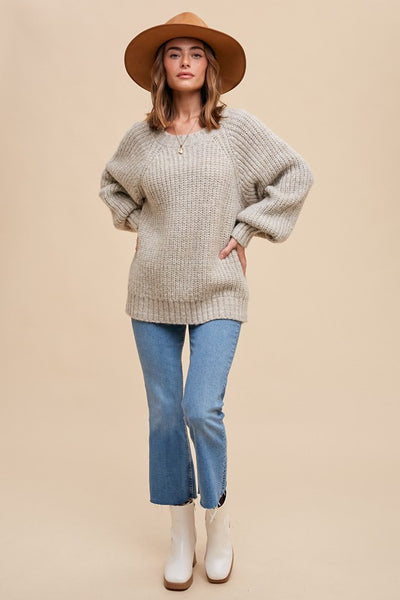 Marlyn Tan Knit Sweater