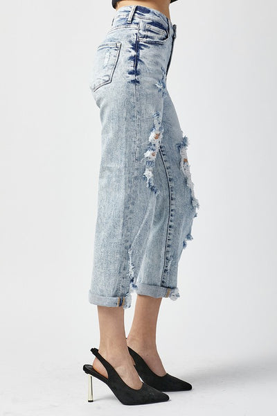 Billie Boyfriend Crop Risen Jeans