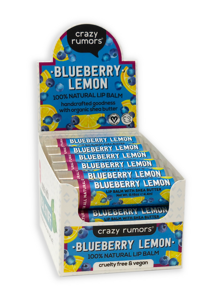 Vegan Blueberry Lemon Lip Balm