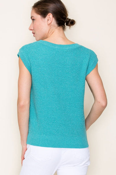 Jade Pullover Waffle Top