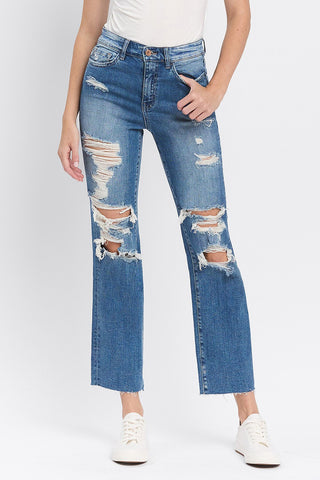 Chloe Distressed Ankle Jeans