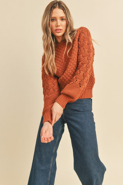 Harmony Pointelle Sweater