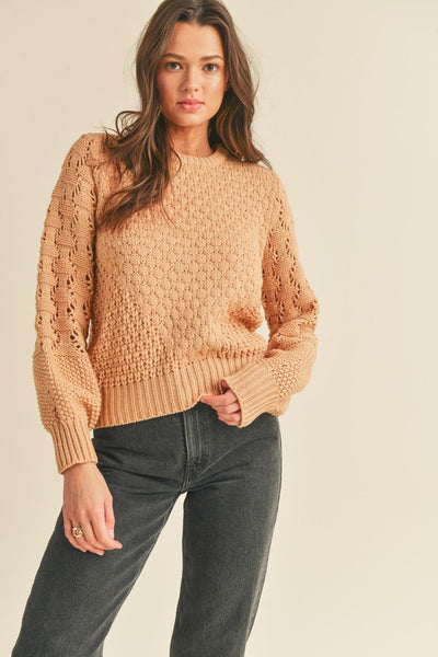 Harmony Pointelle Sweater