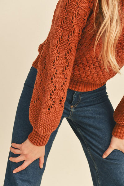 Harmony Pointelle Sweater