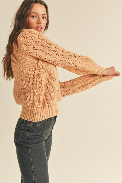 Harmony Pointelle Sweater