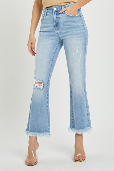 Brittany Frayed Bootcut Jeans