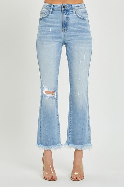 Brittany Frayed Bootcut Jeans