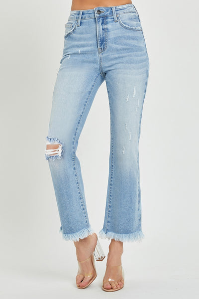 Brittany Frayed Bootcut Jeans