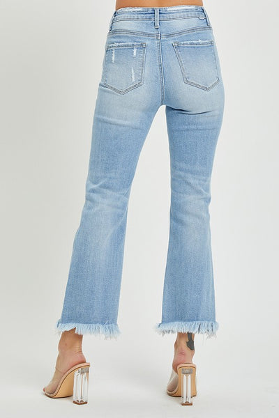 Brittany Frayed Bootcut Jeans