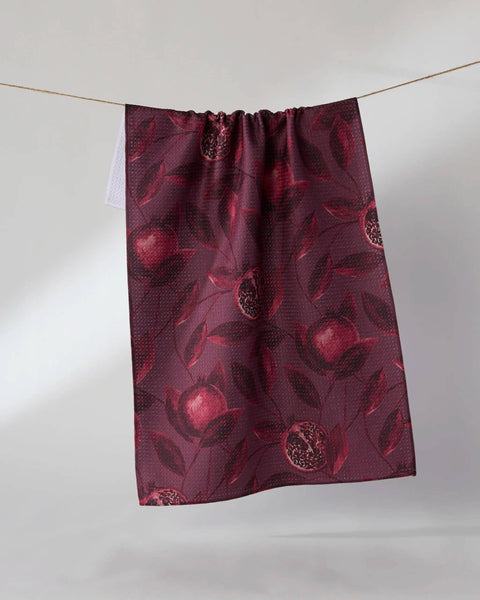Rich Garnet Tea Towel