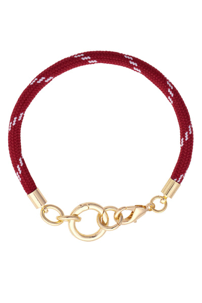 Goldie Paracord Charm Bracelet Base: Red
