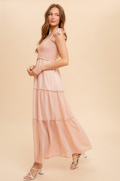 Tara Tie Shoulder Chiffon Dress