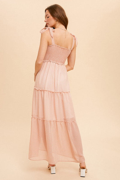 Tara Tie Shoulder Chiffon Dress