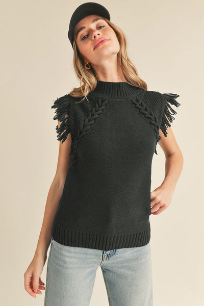 Frankie Fringe Sweater Vest