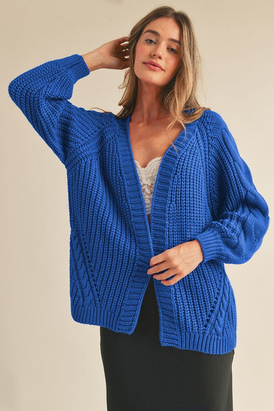 Tyra Cable Knit Cardigan