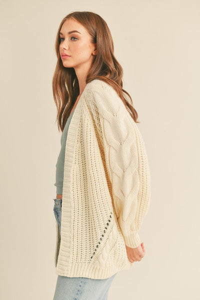 Tyra Cable Knit Cardigan