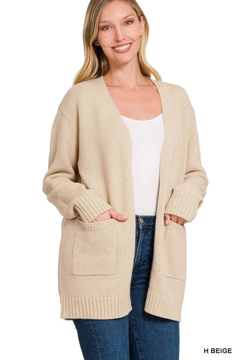 Kira Open Front Cardigan