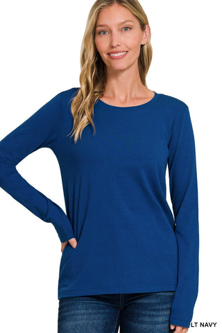 Fran Crew Neck Long Sleeve Shirt