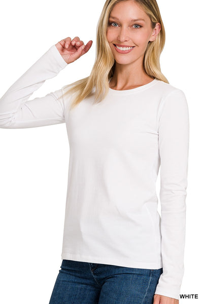 Basic Cotton Crew Neck