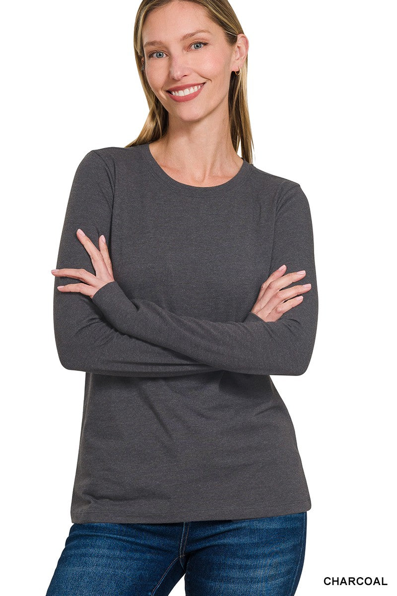 Crew Neck Long Sleeve Shirt