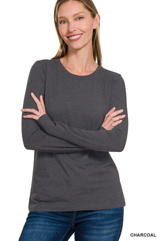 Crew Neck Long Sleeve Shirt