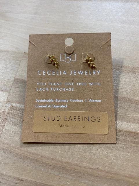 Vine Stud Earrings