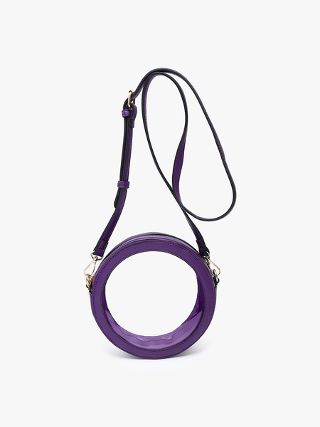 Clear Circular Crossbody Bag