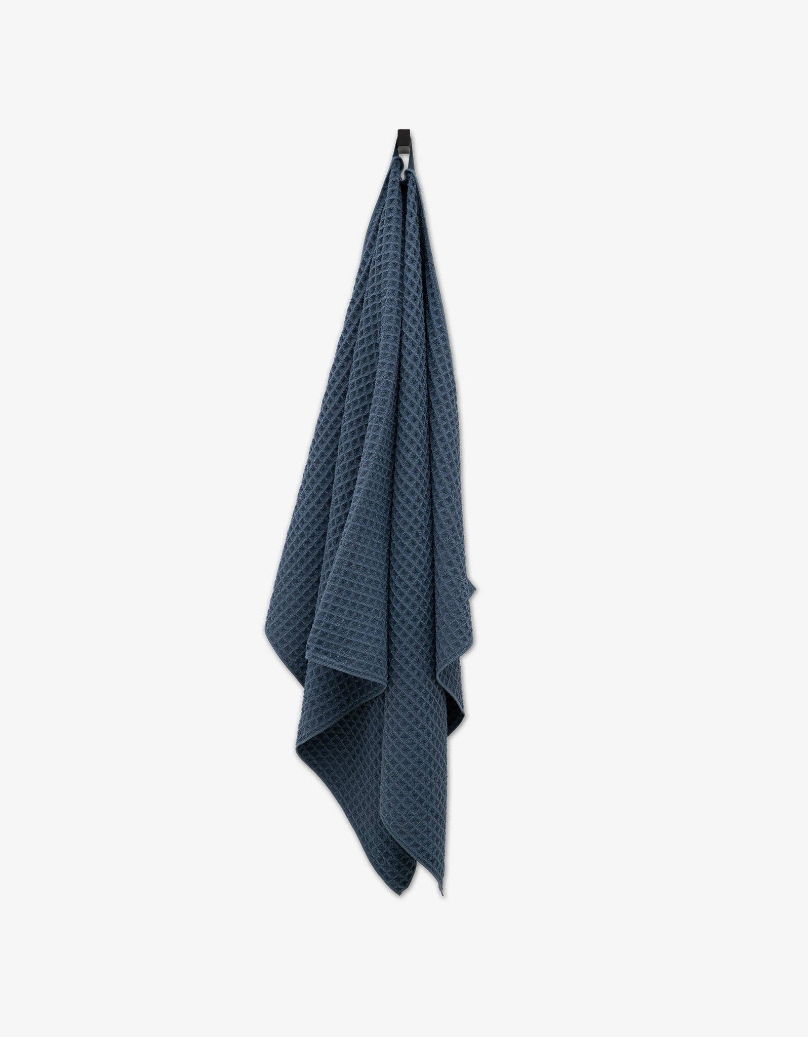 Midnight Blue Waffle Bath Towel