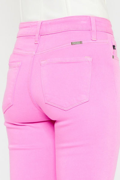 Polly Pink High Rise Bootcut