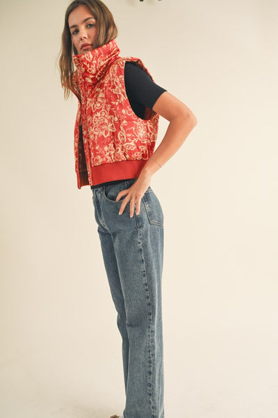 Patricia Zip-Up Sleeveless Vest