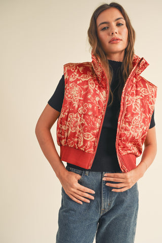 Patricia Zip-Up Sleeveless Vest