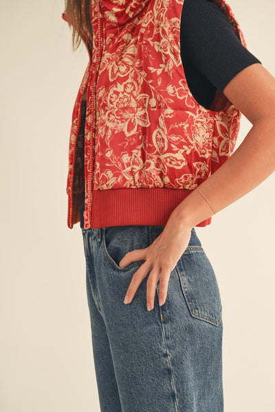 Patricia Zip-Up Sleeveless Vest
