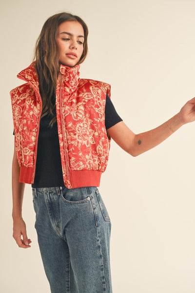 Patricia Zip-Up Sleeveless Vest