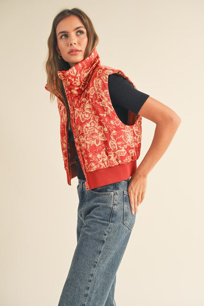 Patricia Zip-Up Sleeveless Vest