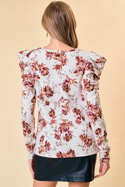 Paula Puff Sleeve Floral Top